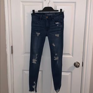 Super stretchy American Eagle ripped jeans